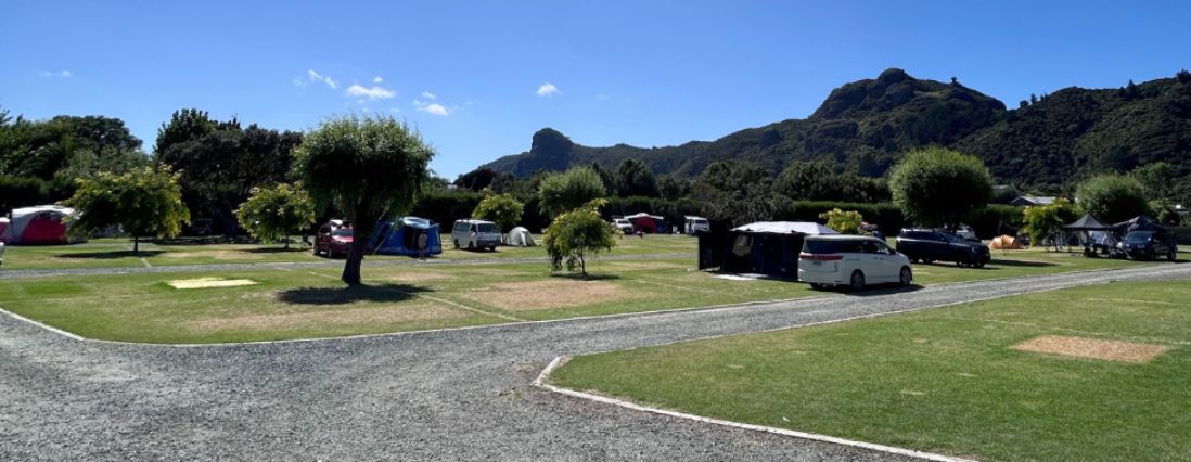 View from BBQ area